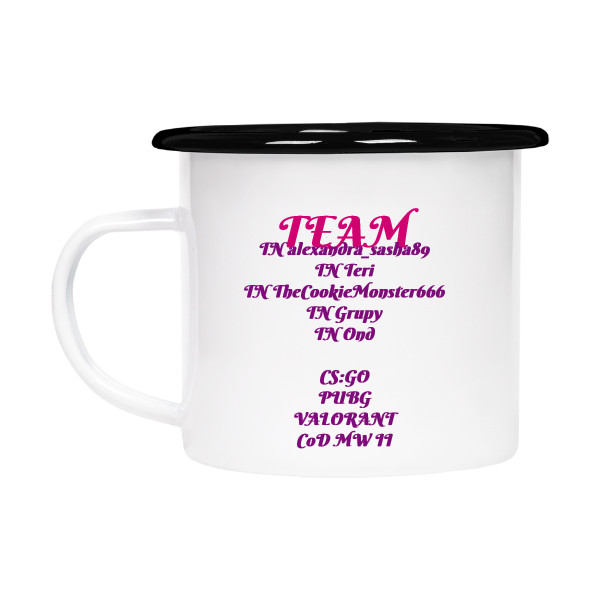  Plecháček - smaltový lem